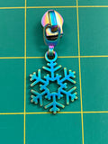 Snowflake #5 Zipper Pull