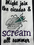 Cicadas - Hand Towel