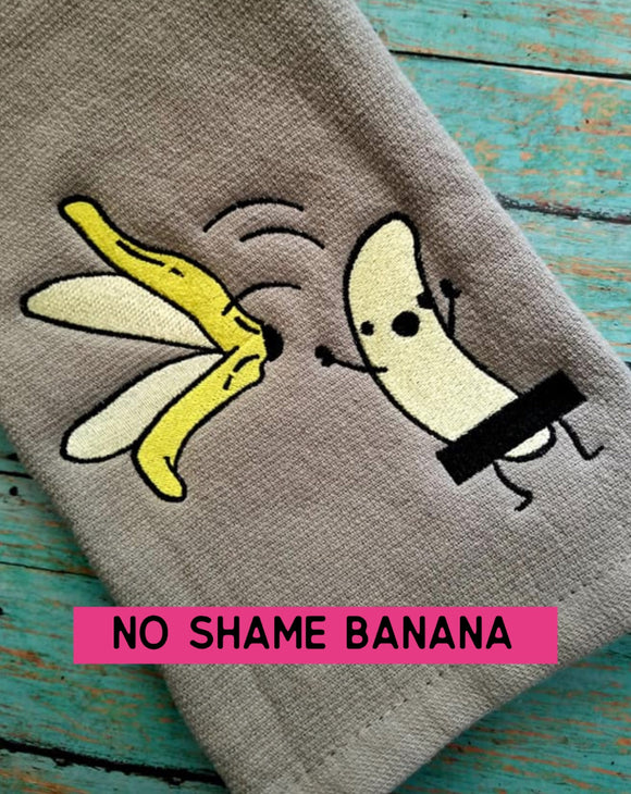 No Shame Banana - Hand Towel