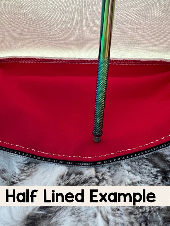 Simple Half-Lined Clutch