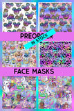 *In Stock* Colorful Adjustable Face Masks